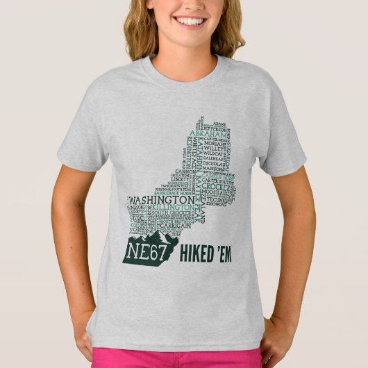 New England 67 Hiked T - Shirt (Vorderseite)