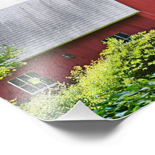 New England Barn Fotodruck (Ecke)