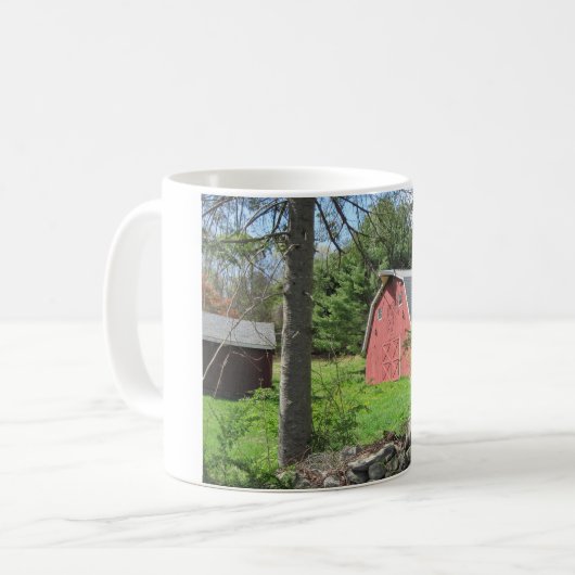 New England Barn Tasse (Vorderseite Links)