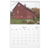 New England Barns Calendar Kalender (Mär 2027)