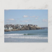 New England Beach Postkarte (Vorderseite)