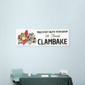 New England Clambake Lobster Boil Block Party Banner (Messeveranstaltung)