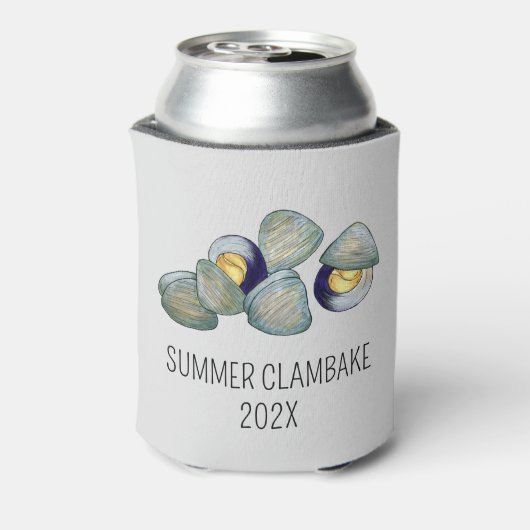 New England Clambake Lobster Boil Block Party Dosenkühler (Kanne Rückseite)