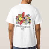 New England Clambake Lobster Boil Block Party T-Shirt (Rückseite)