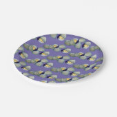 New England Clams Clambake Beach Summer Seafood Pappteller (Schrägansicht)