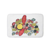 New England Clams Lobster Clambake Seafood Dinner Badematte (Vorderseite)