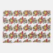 New England Clams Lobster Clambake Seafood Dinner Geschirrtuch (Horizontal)