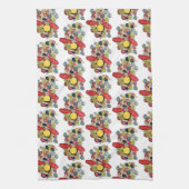 New England Clams Lobster Clambake Seafood Dinner Geschirrtuch (Vertikal)