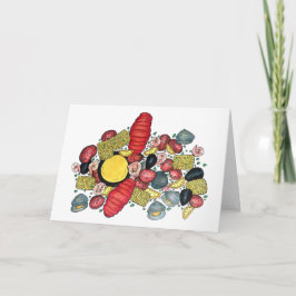 New England Clams Lobster Clambake Seafood Dinner Karte