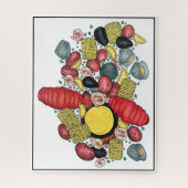 New England Clams Lobster Clambake Seafood Dinner Puzzle (Vertikal)