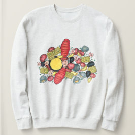 New England Clams Lobster Clambake Seafood Dinner Sweatshirt