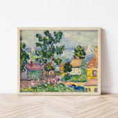 New England Coastal Village | Maurice Prendergast Poster