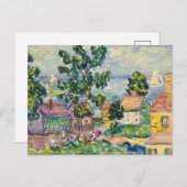 New England Coastal Village | Maurice Prendergast Postkarte (Vorne/Hinten)