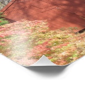 New England Corn Crib Foto Print (Ecke)