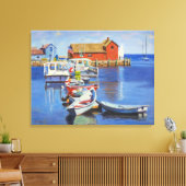 New England Costal Painting Leinwanddruck (Insitu (Wohnzimmer))