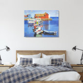 New England Costal Painting Leinwanddruck (Insitu (Schlafzimmer))