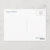 New England Fall Lake Postkarten (Rückseite)