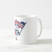 New England Football Mascot Kaffeetasse (VorderseiteRechts)