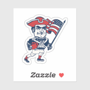 New England Football Maskottchen Aufkleber