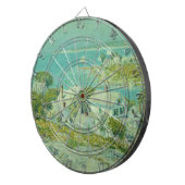 New England Headlands (Küstenlandschaft Art) Dartscheibe (Vorderseite rechts)