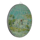 New England Headlands (Küstenlandschaft Art) Dartscheibe (Vorderseite Links)