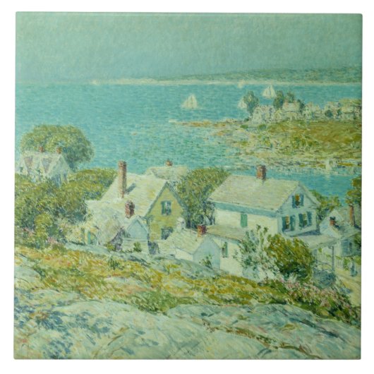 New England Headlands (Küstenlandschaft Art) Fliese (Vorderseite)