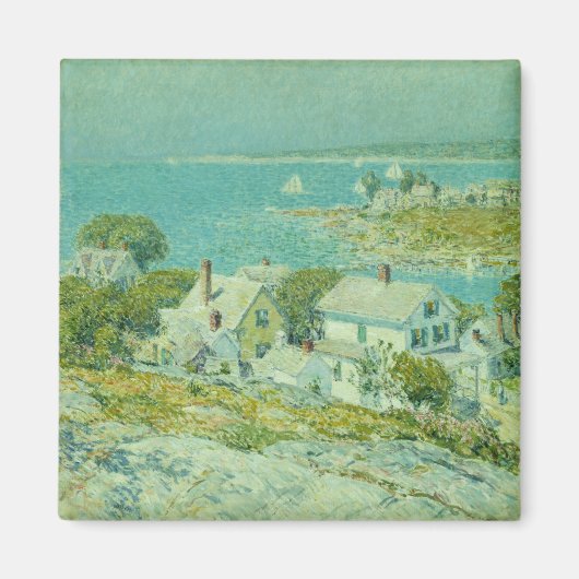 New England Headlands (Küstenlandschaft Art) Magnet (Vorne)