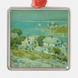 New England Headlands (Küstenlandschaft Art) Ornament Aus Metall