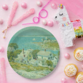 New England Headlands (Küstenlandschaft Art) Pappteller (Party)