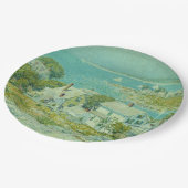 New England Headlands (Küstenlandschaft Art) Pappteller (Schrägansicht)