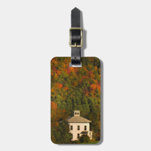 New England Herbst-Haus-Gepäckmarke Gepäckanhänger
