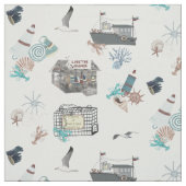 New England Hummer Shack Ditsy Stoff (Muster)