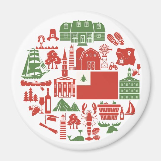New England Icons Magnet (Vorne)