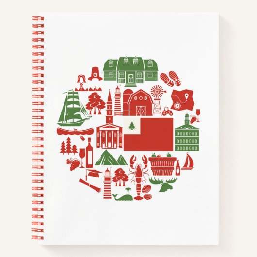 New England Icons Notizblock (Vorderseite)