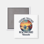 New England Kanada Cruising Together Fall Magnet (Vorderseite/Rückseite)