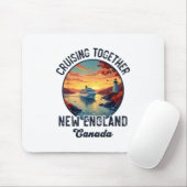 New England Kanada Cruising Together Fall Mousepad (Mit Mouse)