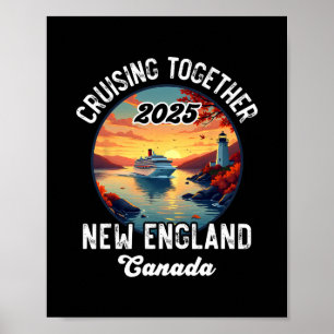 New England Kanada Kreuzfahrt Poster