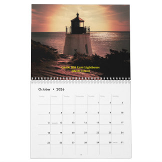 New England Lighthouse Kalender