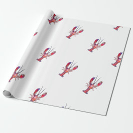 New England Lobster Gift Wrap Geschenkpapier