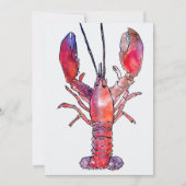 New England Lobster Note Card (Blank Inside) Dankeskarte (Vorderseite)