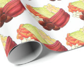 New England Meal Boiled Dinner Corned Beef Cabbage Geschenkpapier (Rolleneckpunkt)