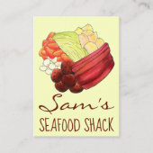 New England Meal Boiled Dinner Corned Beef Cabbage Visitenkarte (Vorderseite)