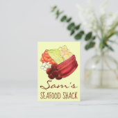 New England Meal Boiled Dinner Corned Beef Cabbage Visitenkarte (Stehend Vorderseite)