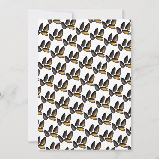 New England Mussels Beach Seafood Dinner Party Einladung (Rückseite)