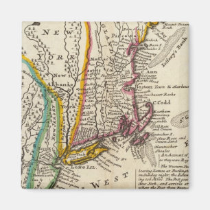 New England, New York, New Jersey und Pennsylvania Magnet