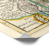 New England, New York, New Jersey und Pennsylvania Poster (Ecke)