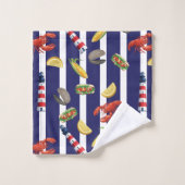 New-England-Picknick Badhandtuch Set (Waschlappen)
