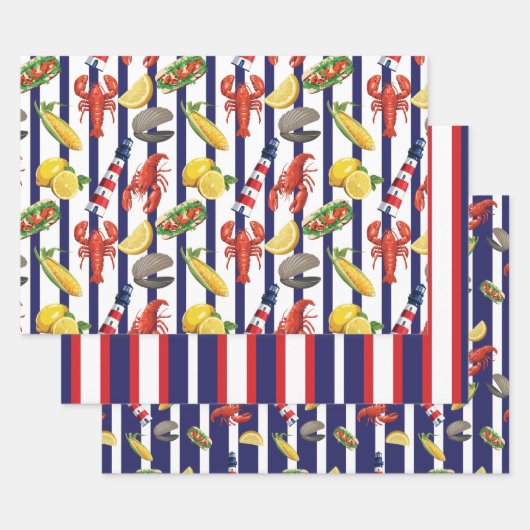 New-England-Picknick Geschenkpapier Set (Set)