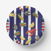 New-England-Picknick Pappteller (Vorderseite)
