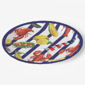 New-England-Picknick Pappteller (Schrägansicht)